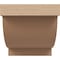 Ekena Millwork 8"W x 8"D x 8"H Wide Alpine Rough Cedar Woodgrain TimberThane Corbel, Primed Tan CORUR08X08X08ALPRCPR - alternate 5
